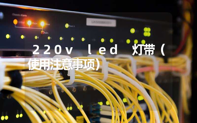 220v led 灯带（使用注意事项）